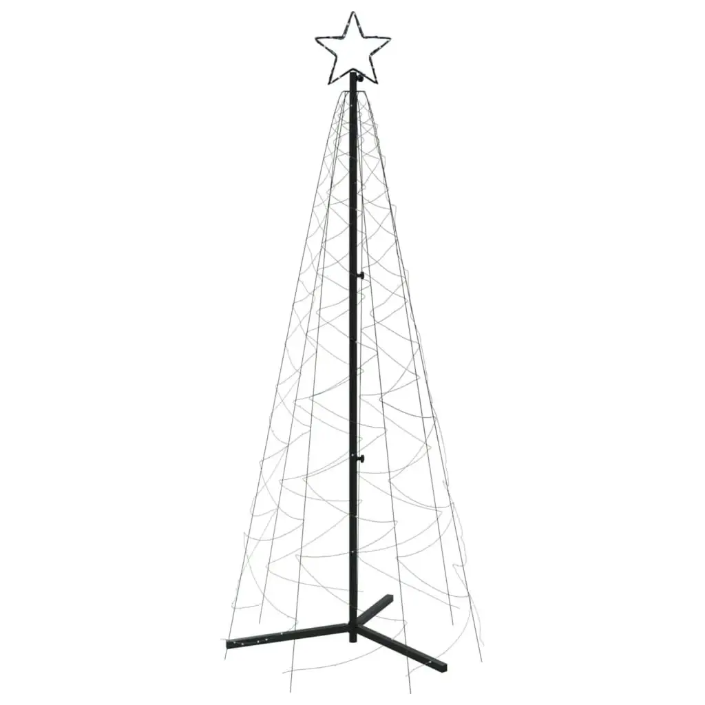 Christmas Cone Tree Cold White 200 LEDs 70x180 cm 343502