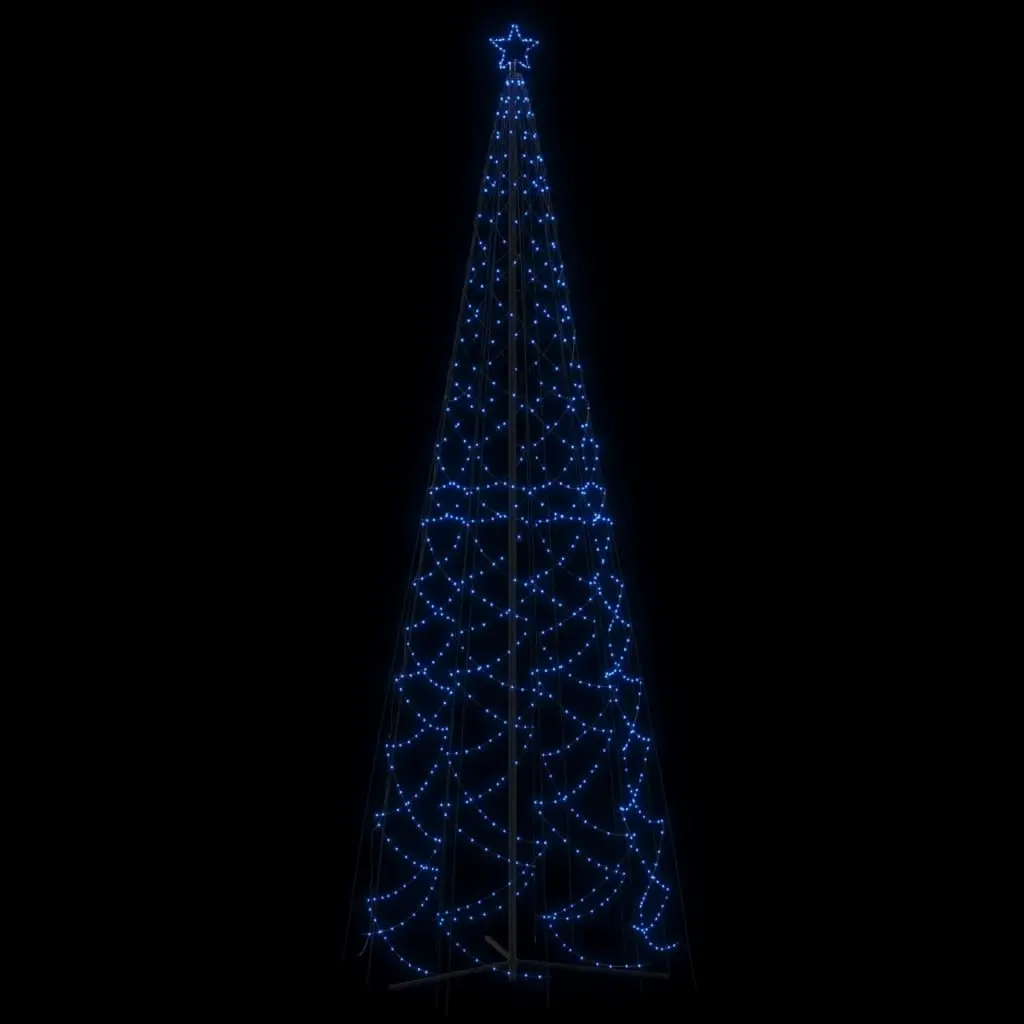 Christmas Cone Tree Blue 1400 LEDs 160x500 cm 343713