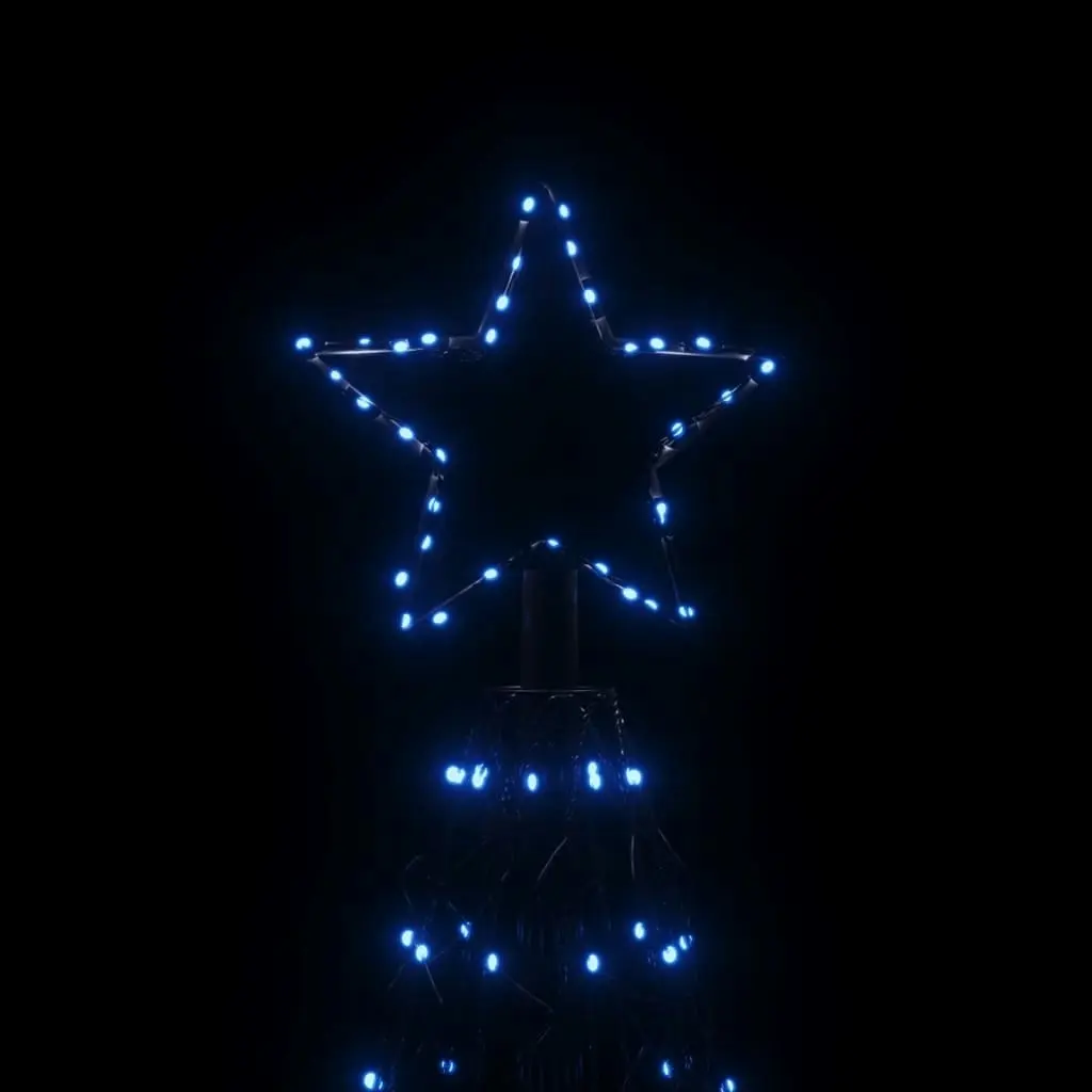 Christmas Cone Tree Blue 1400 LEDs 160x500 cm 343713