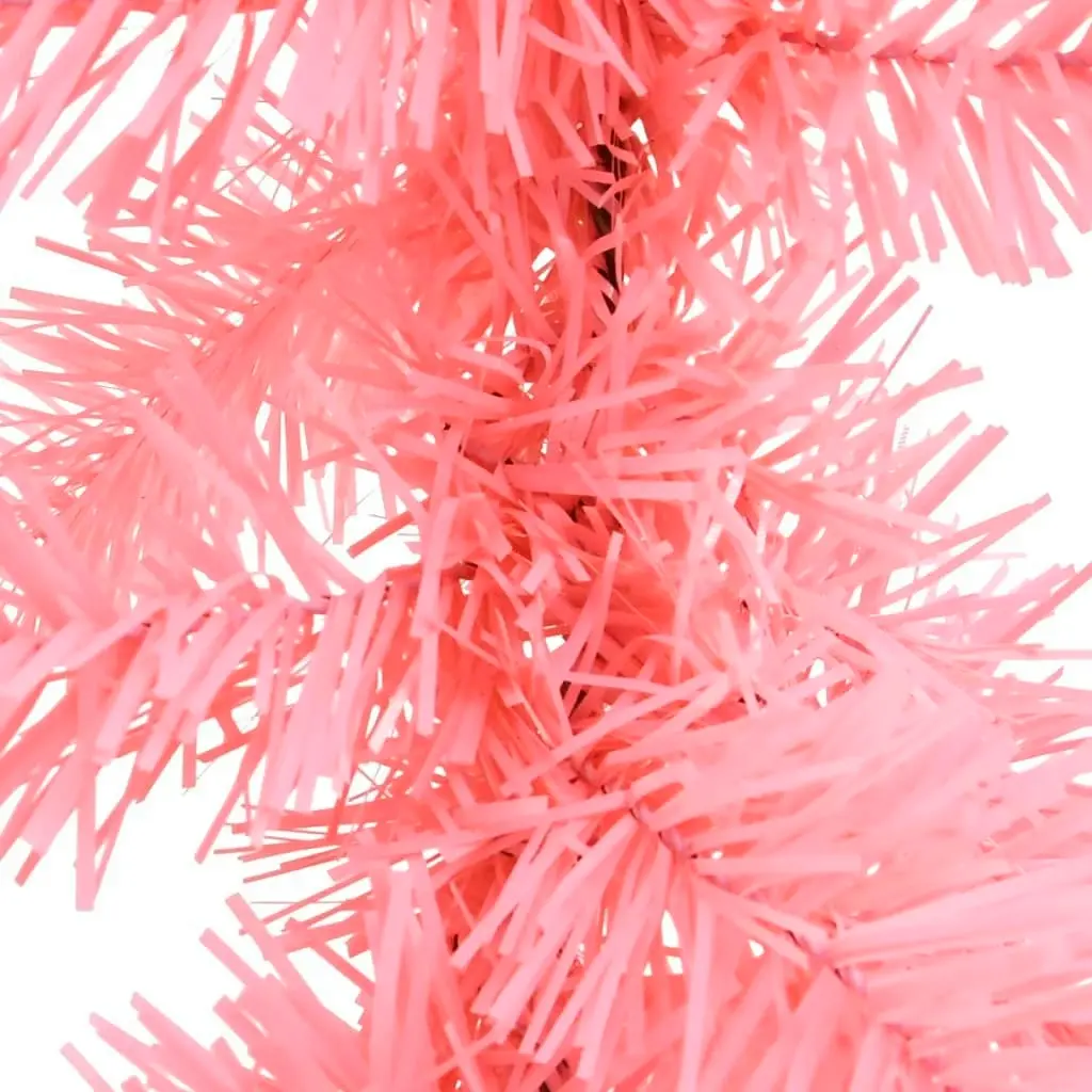 Christmas Garland with LED Lights 20 m Pink 329200