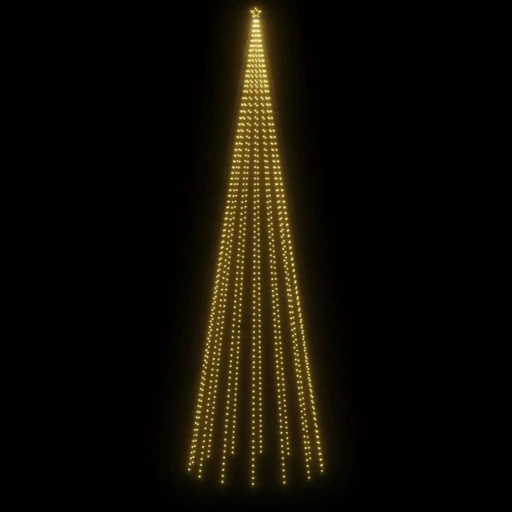 Christmas Cone Tree Warm White 3000 LEDs 230x800 cm 343704