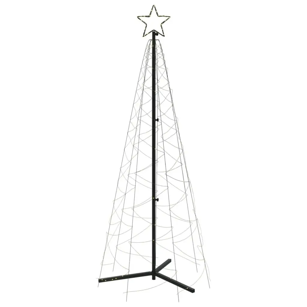 Christmas Cone Tree Warm White 200 LEDs 70x180 cm 343505