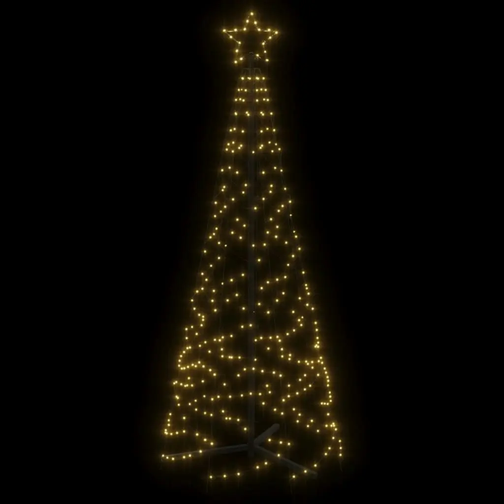 Christmas Cone Tree Warm White 200 LEDs 70x180 cm 343505