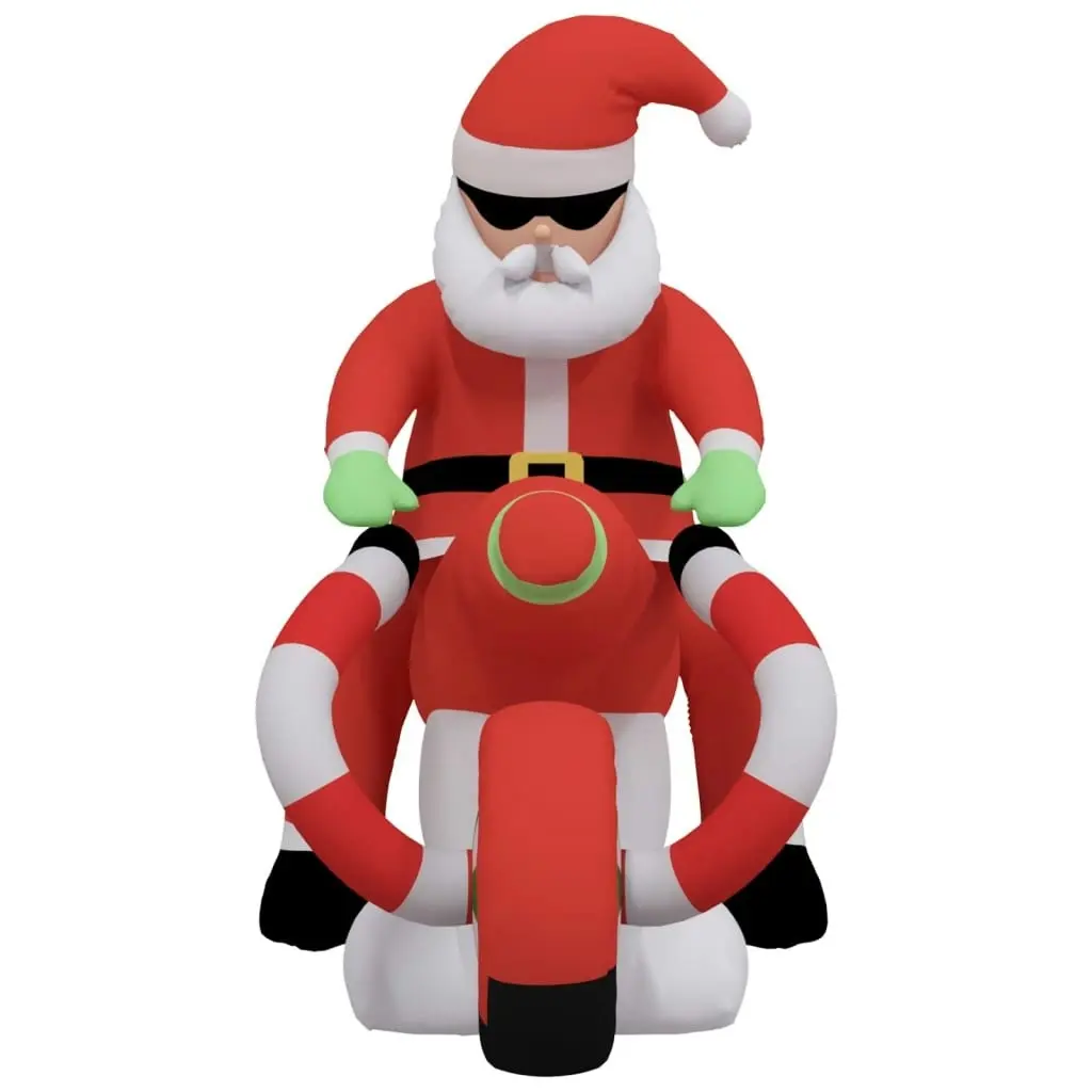 Christmas Inflatable Santa on Motorcycle LED 158 cm 345305