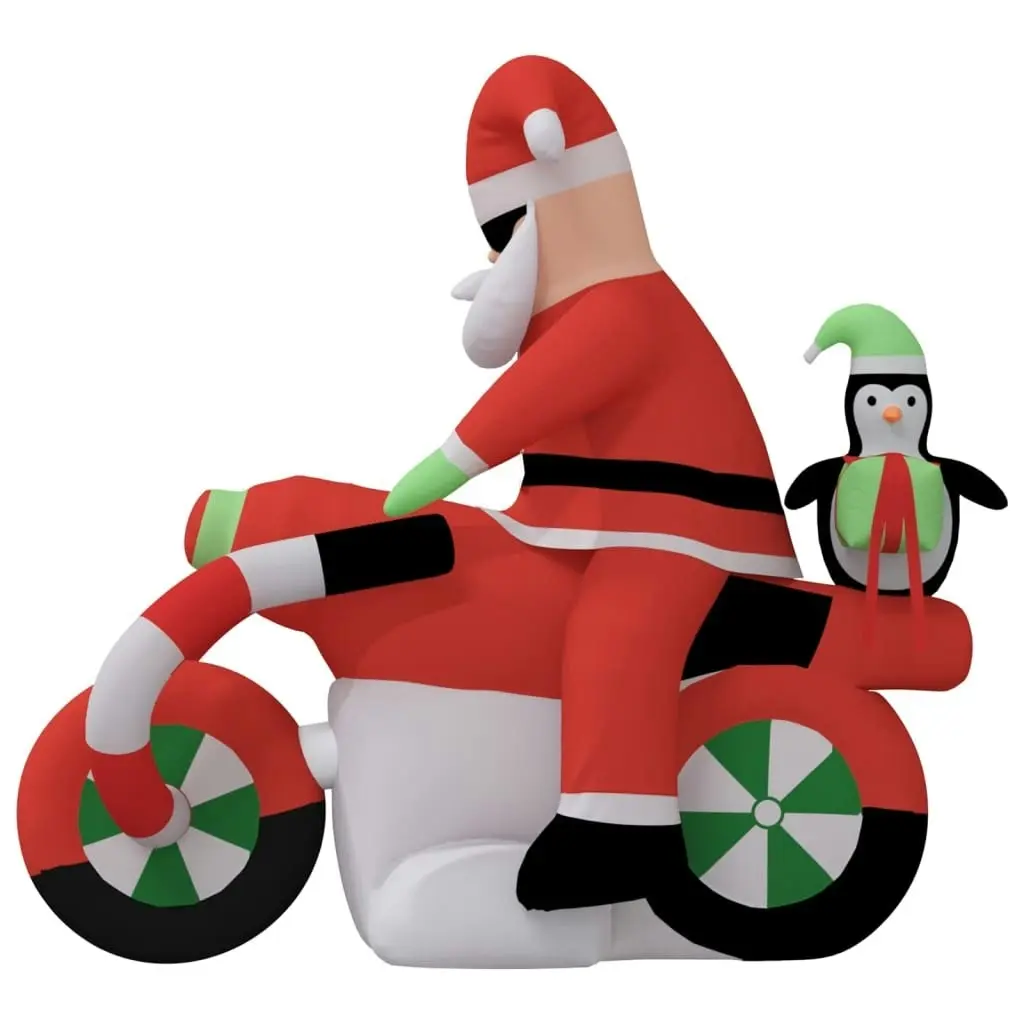 Christmas Inflatable Santa on Motorcycle LED 158 cm 345305