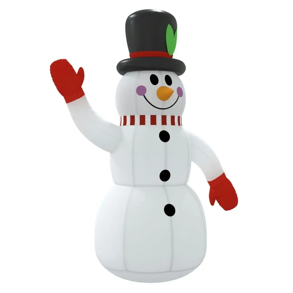 Christmas Inflatable Snowman with LEDs 300 cm 345371