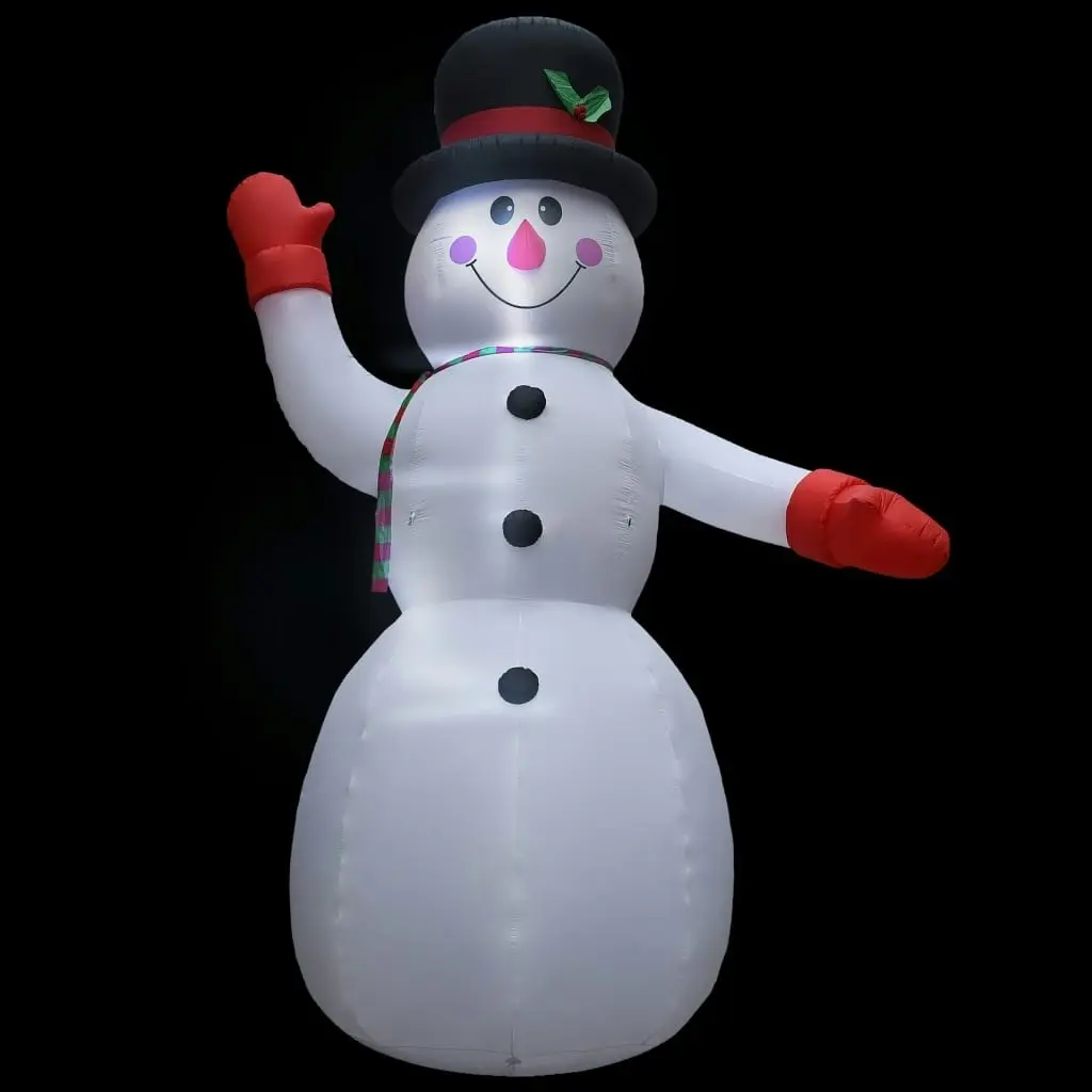 Christmas Inflatable Snowman with LED IP44 600 cm XXL 289299