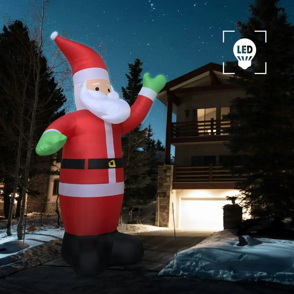 Christmas Inflatable Santa Claus LED IP20 600 cm XXL 284384