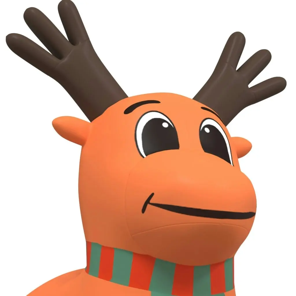 Christmas Inflatable Reindeer with LEDs 400 cm 345308