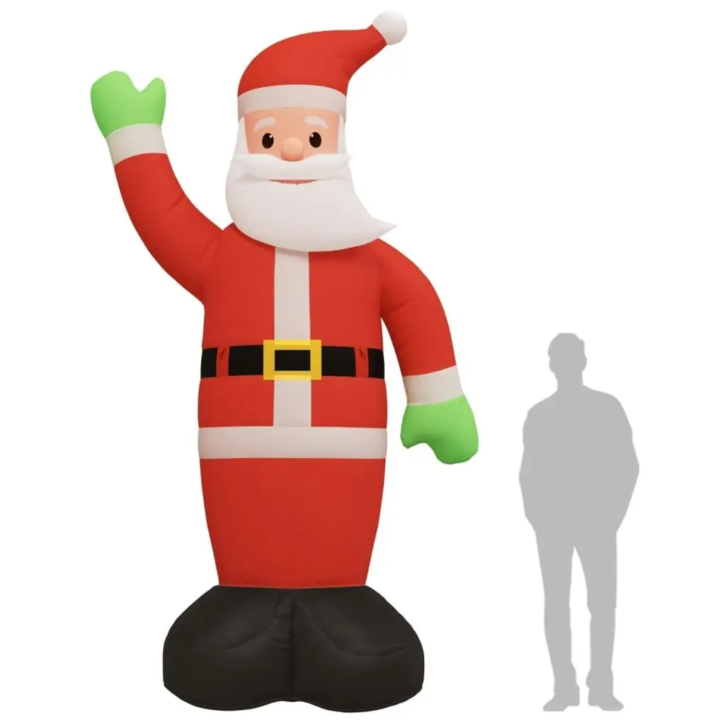 Christmas Inflatable Santa Claus with LEDs 370 cm 345269