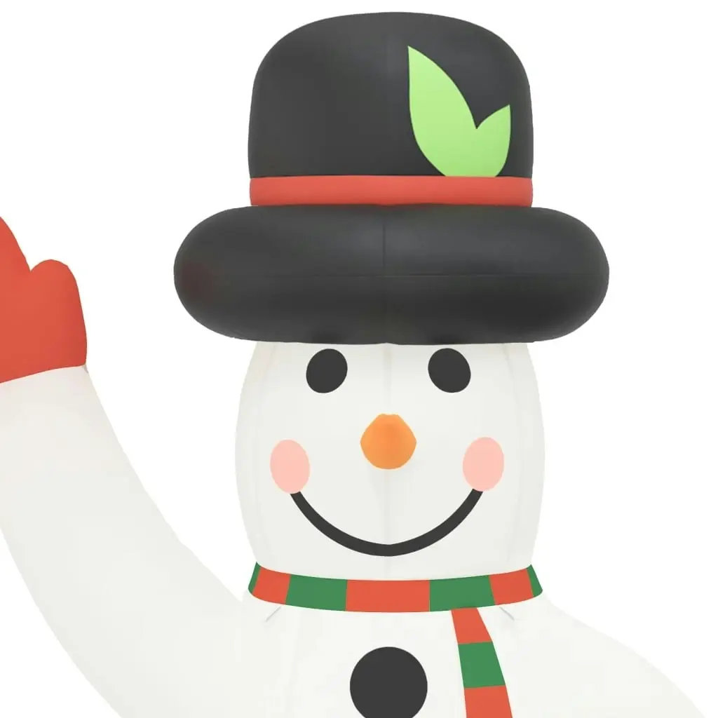 Christmas Inflatable Snowman with LEDs 370 cm 345278