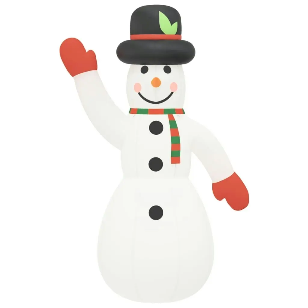 Christmas Inflatable Snowman with LEDs 370 cm 345278