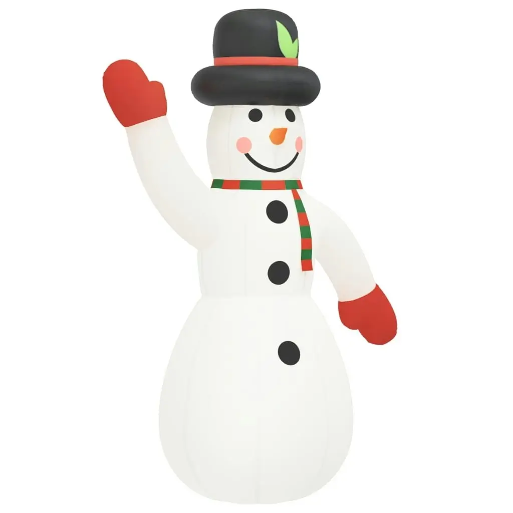 Christmas Inflatable Snowman with LEDs 370 cm 345278