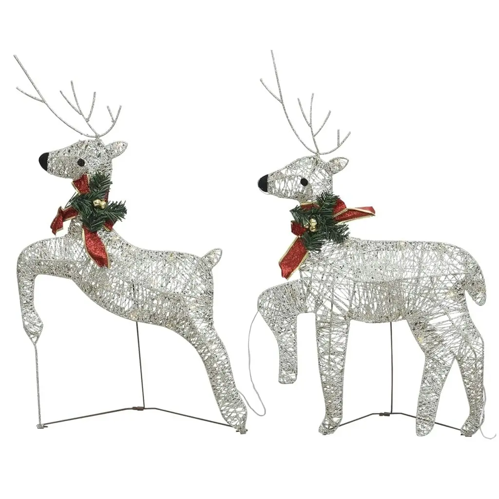 Christmas Reindeers 4 pcs Gold 80 LEDs 3154264