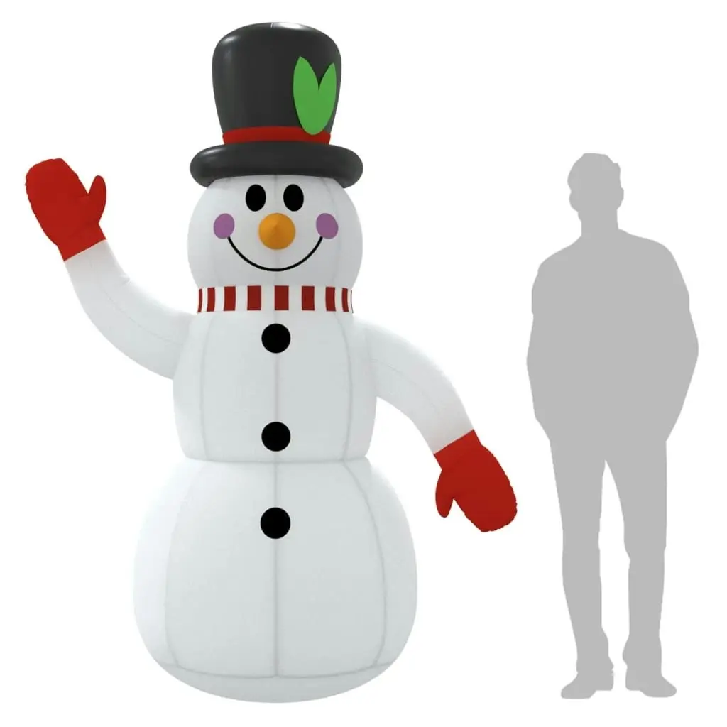 Christmas Inflatable Snowman with LEDs 240 cm 345368