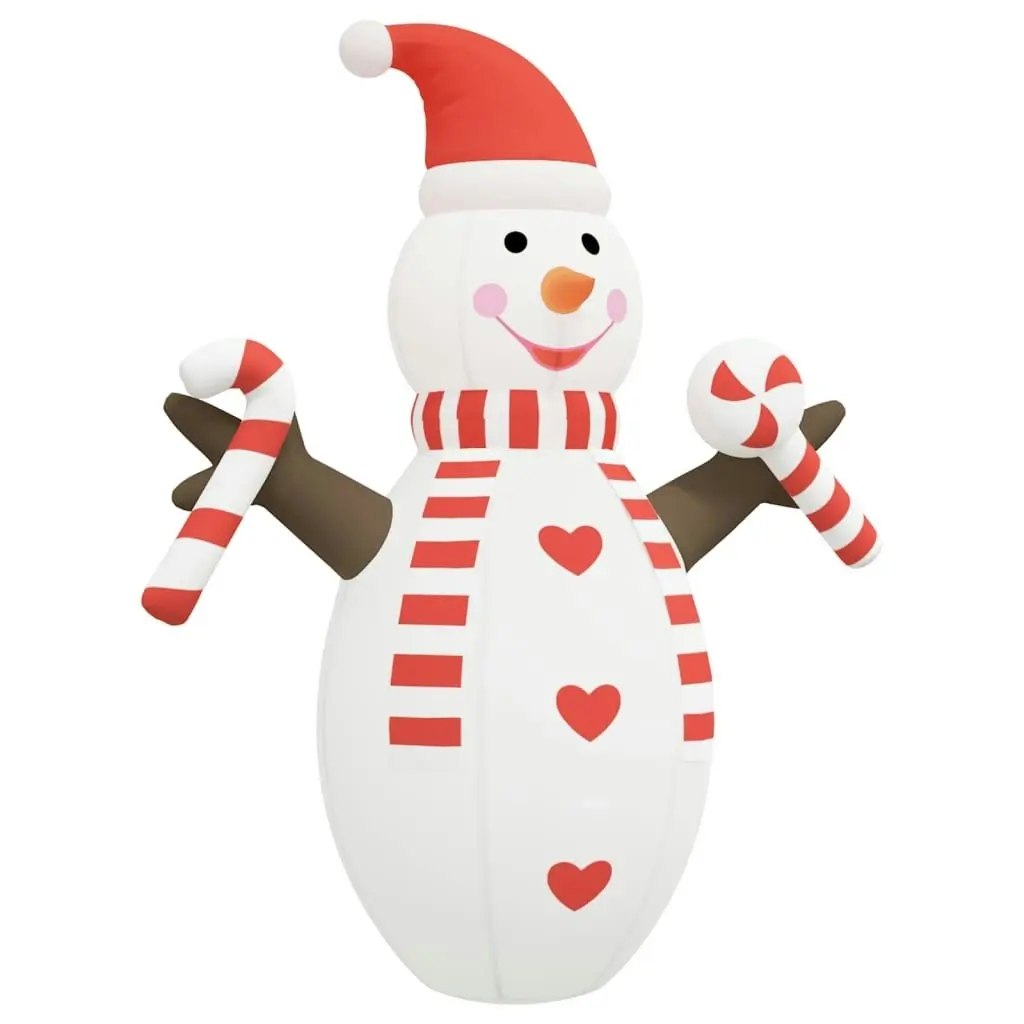 Christmas Inflatable Snowman with LEDs 630 cm 345285