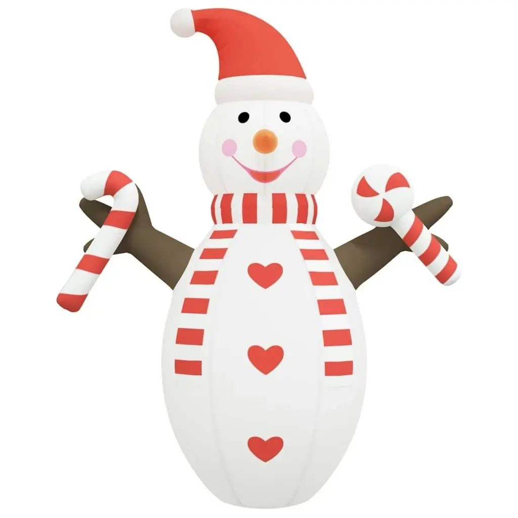 Christmas Inflatable Snowman with LEDs 630 cm 345285