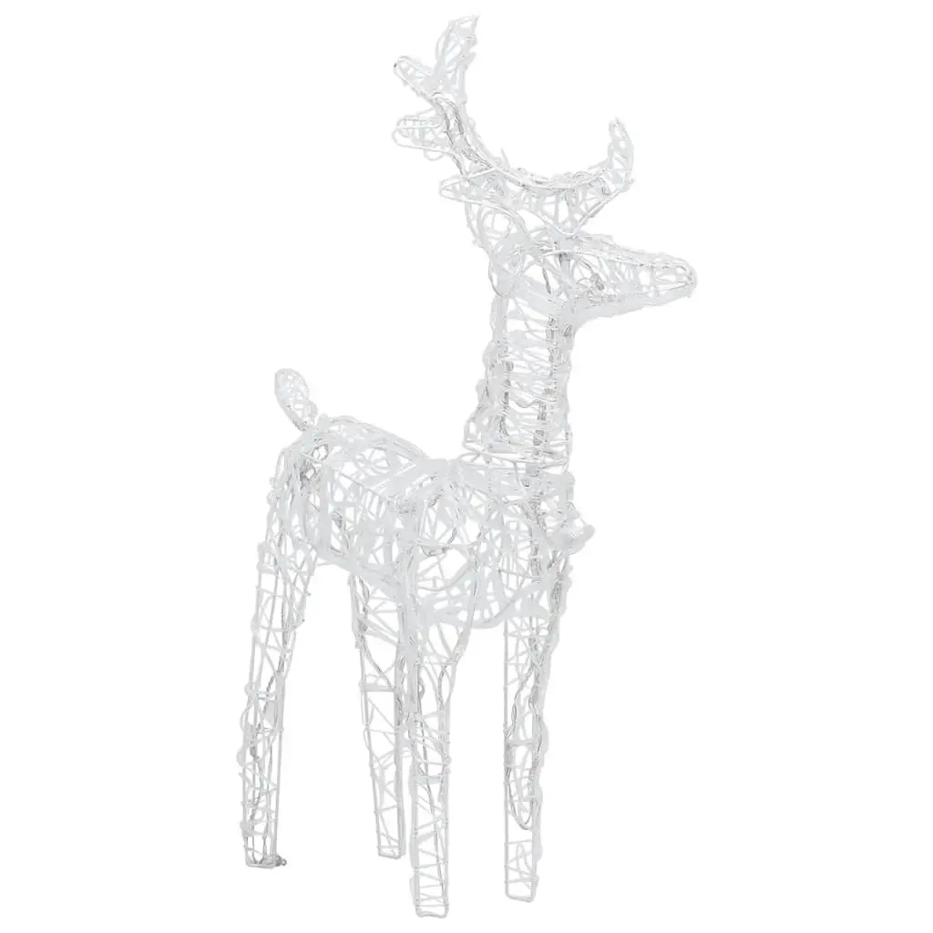 Christmas Reindeers 4 pcs Warm White 160 LEDs Acrylic 3154252