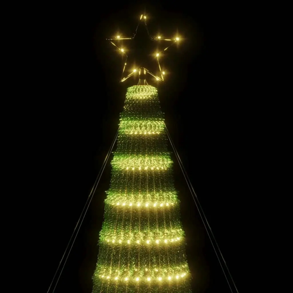 Christmas Tree Light Cone 688 LEDs Warm White 300 cm 358159