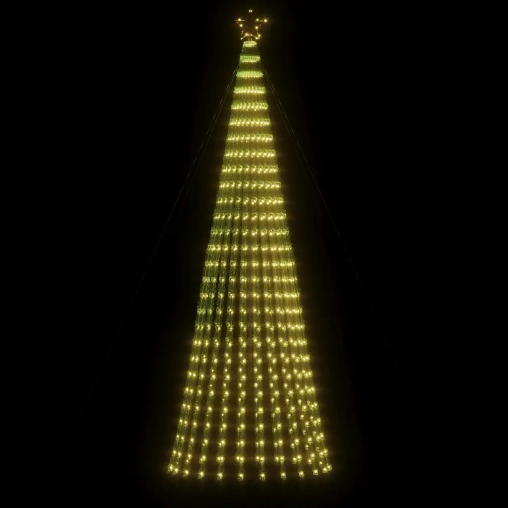 Christmas Tree Light Cone 688 LEDs Warm White 300 cm 358159