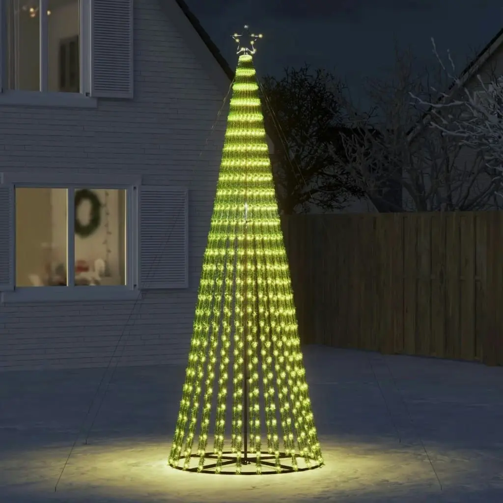 Christmas Tree Light Cone 688 LEDs Warm White 300 cm 358159