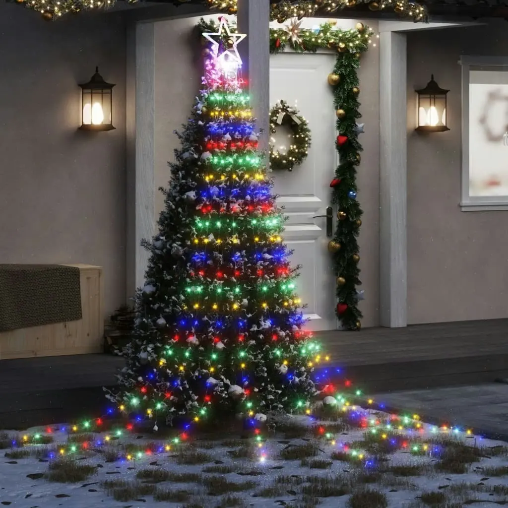 Christmas Tree Light 320 LEDs Colourful 375 cm 356926