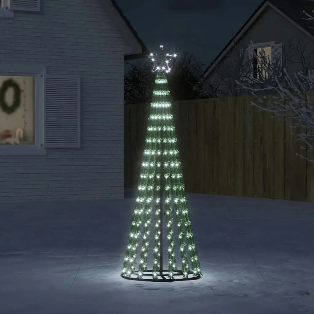 Christmas Tree Light Cone 275 LEDs Cold White 180 cm 358065