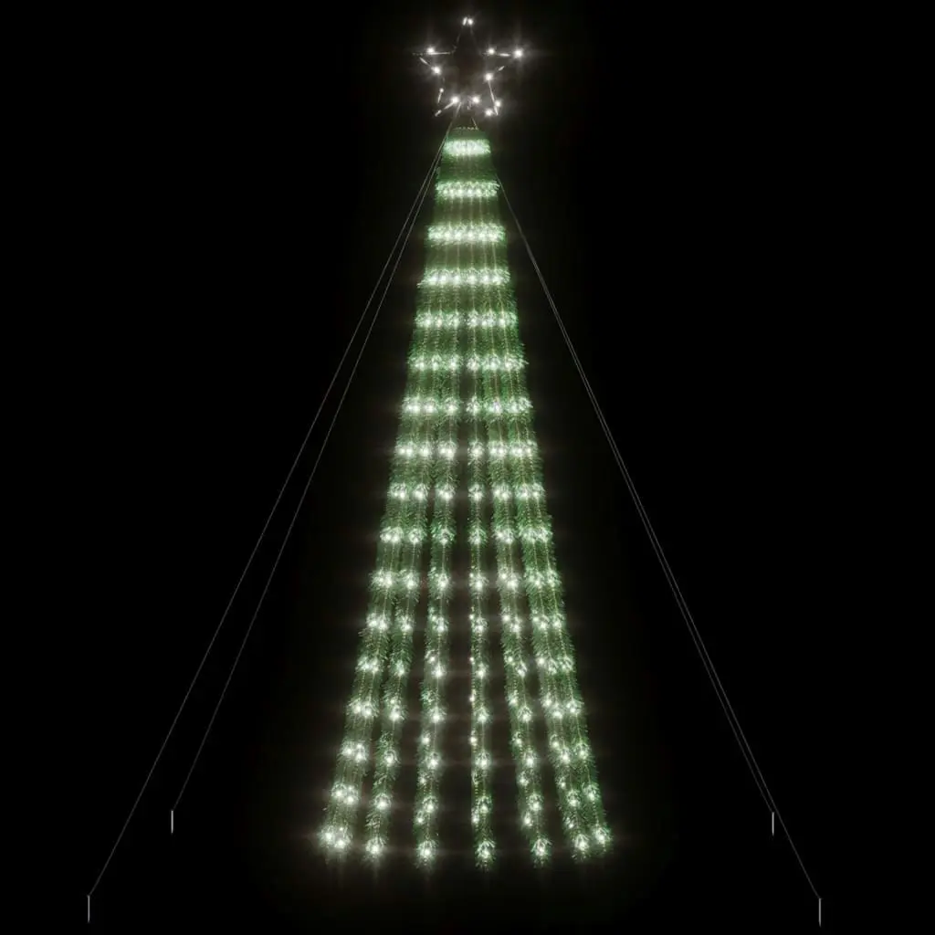 Christmas Tree Light Cone 275 LEDs Cold White 180 cm 358065