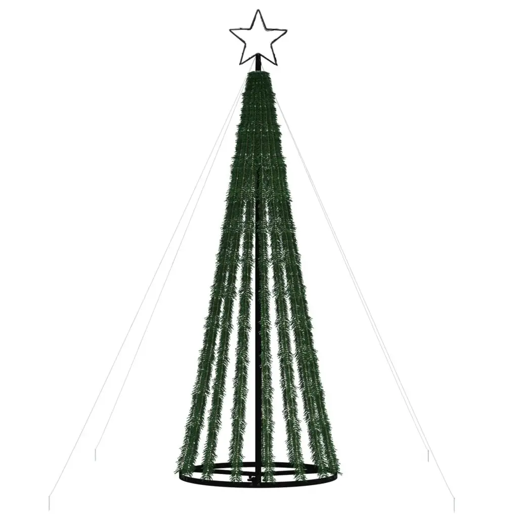 Christmas Tree Light Cone 275 LEDs Cold White 180 cm 358065