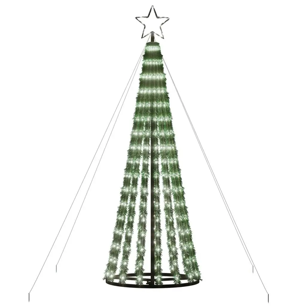 Christmas Tree Light Cone 275 LEDs Cold White 180 cm 358065