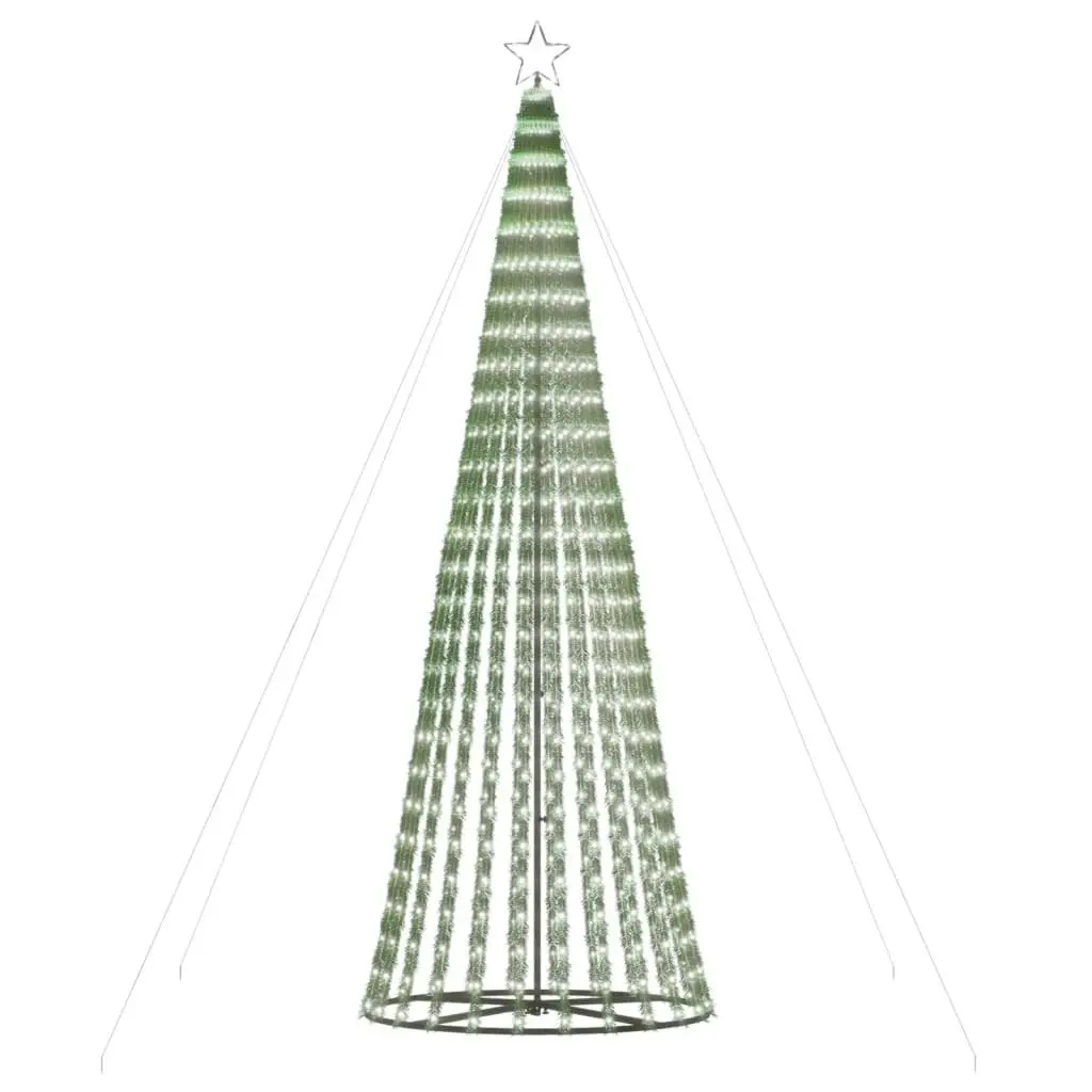 Christmas Tree Light Cone 688 LEDs Cold White 300 cm 358160