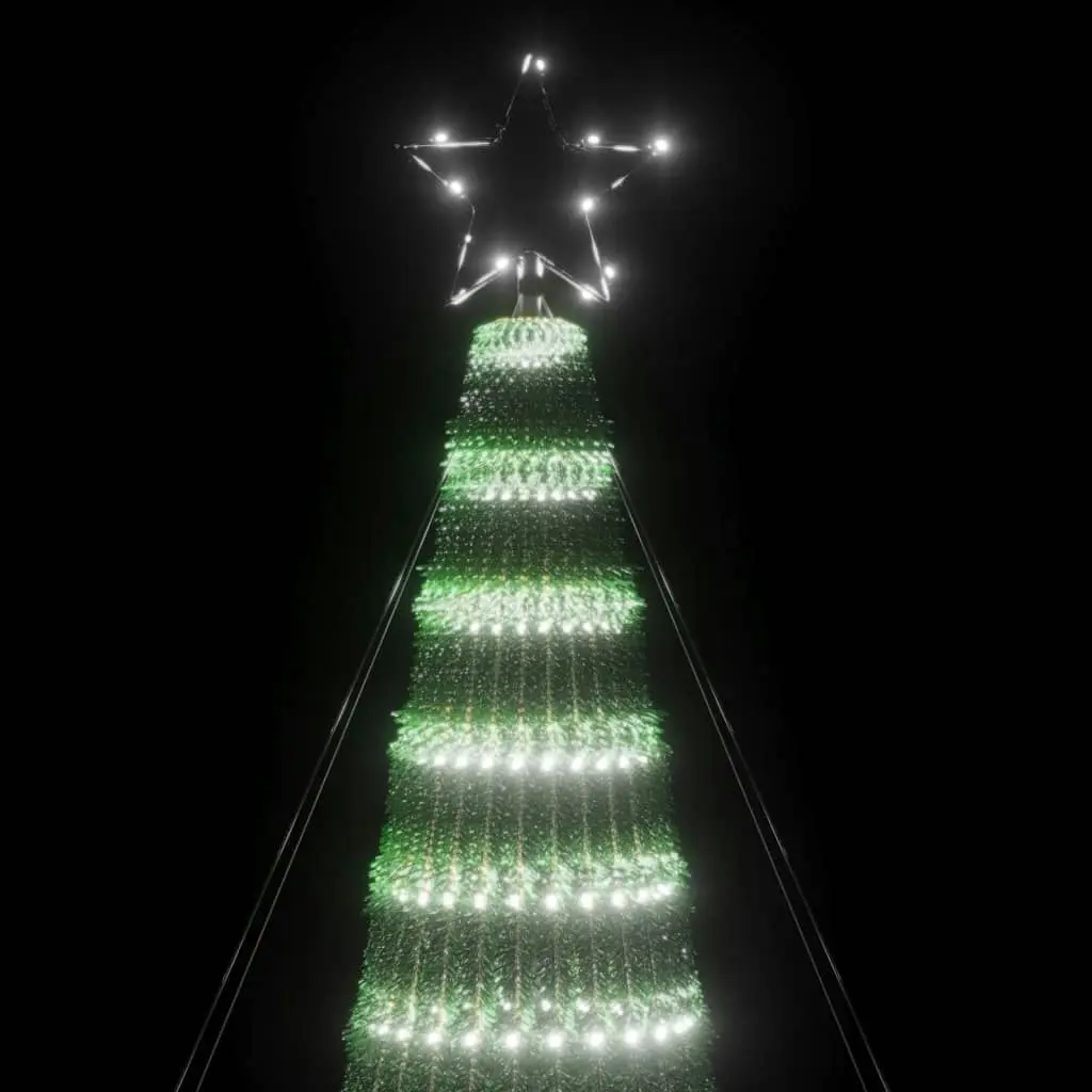 Christmas Tree Light Cone 688 LEDs Cold White 300 cm 358160