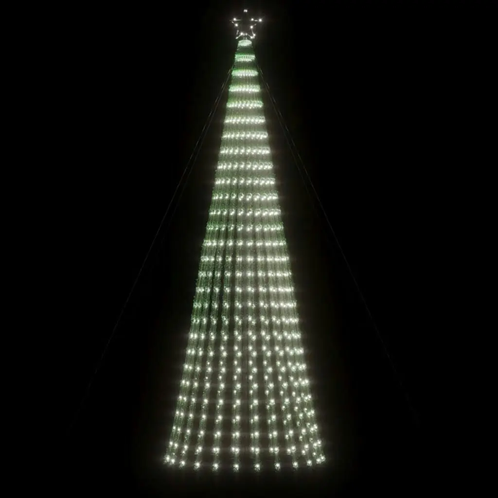 Christmas Tree Light Cone 688 LEDs Cold White 300 cm 358160