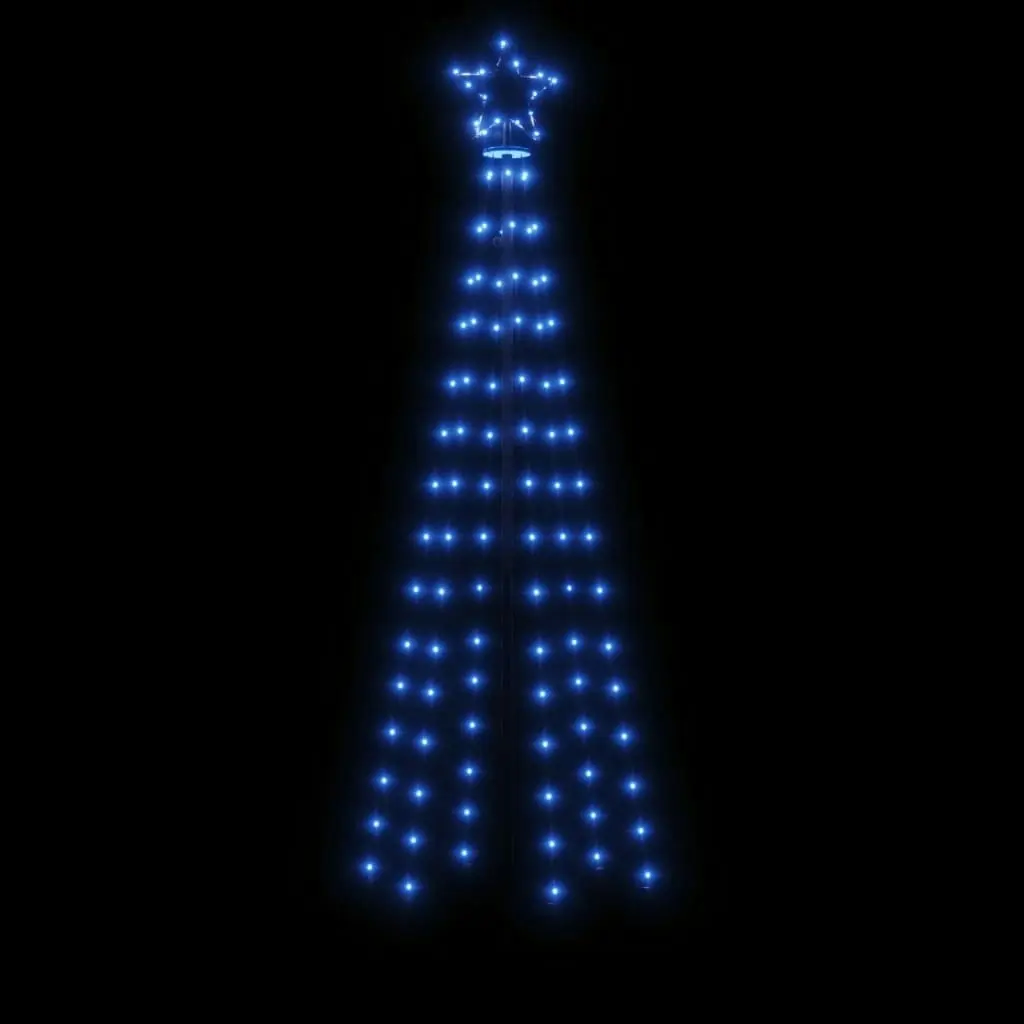 Christmas Tree with Spike Blue 108 LEDs 180 cm 343553