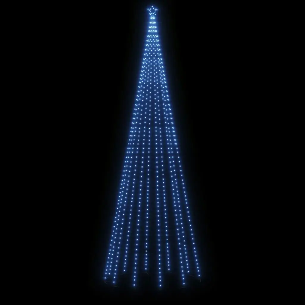 Christmas Tree with Spike Blue 732 LEDs 500 cm 343743