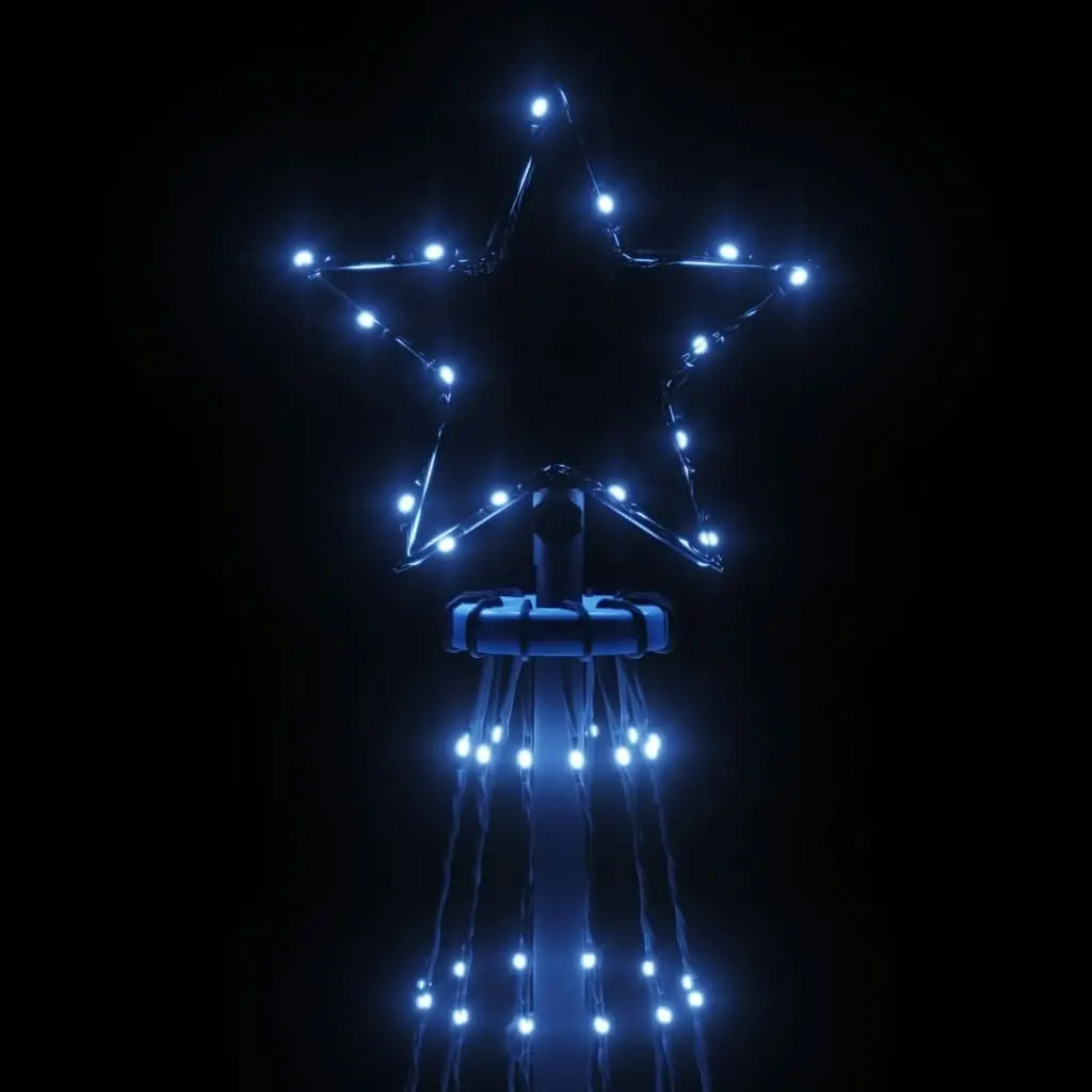 Christmas Tree with Spike Blue 732 LEDs 500 cm 343743