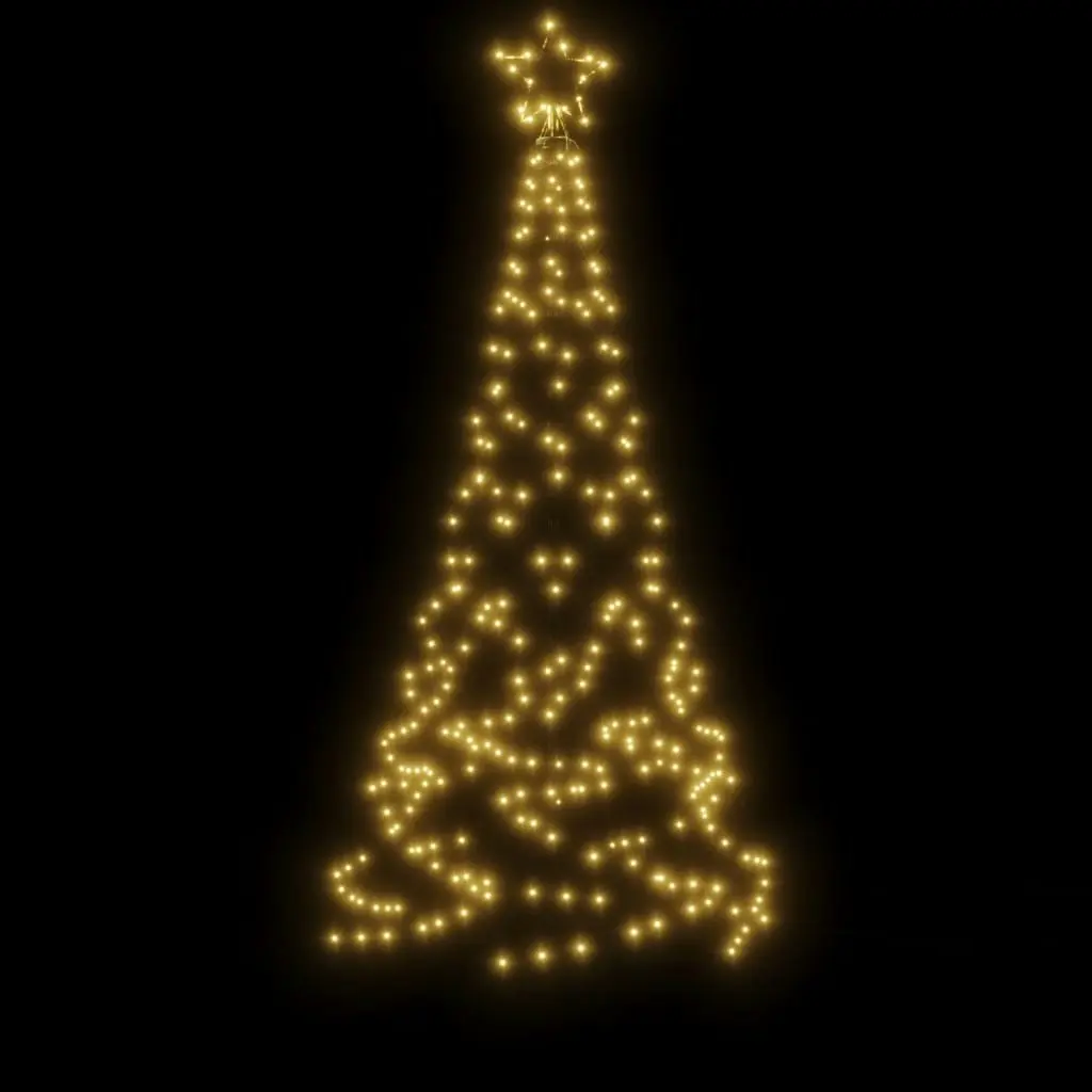 Christmas Tree with Spike Warm White 200 LEDs 180 cm 343566