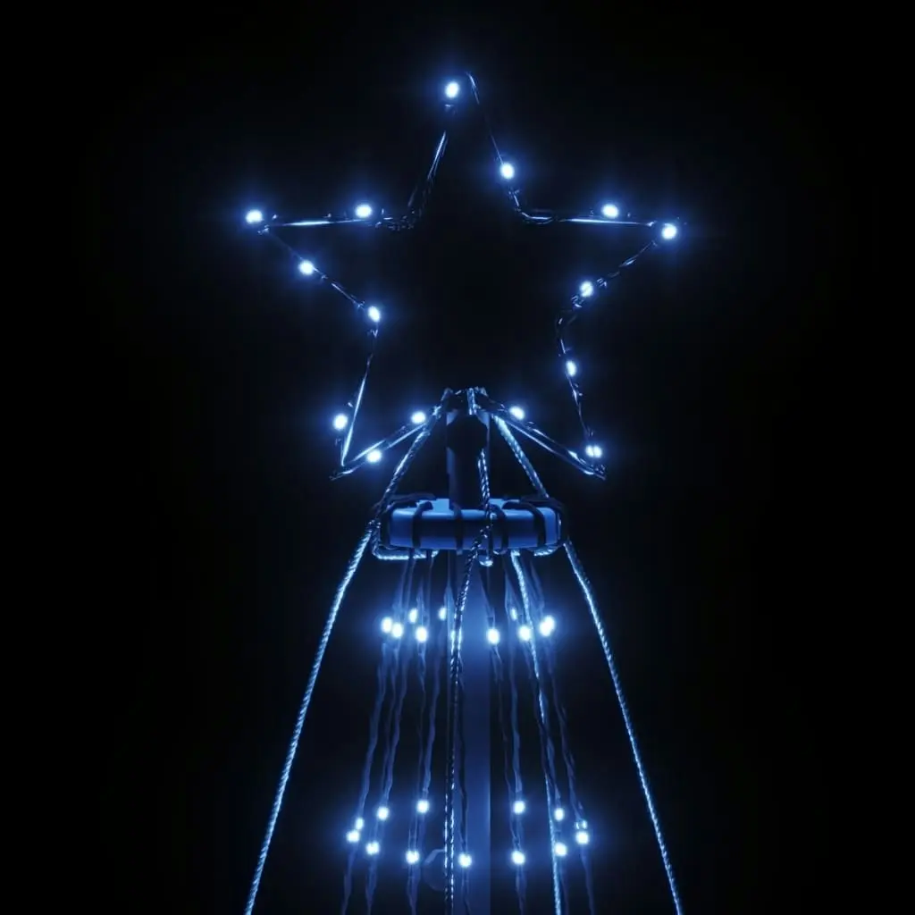 Christmas Tree with Spike Blue 1134 LEDs 800 cm 343747