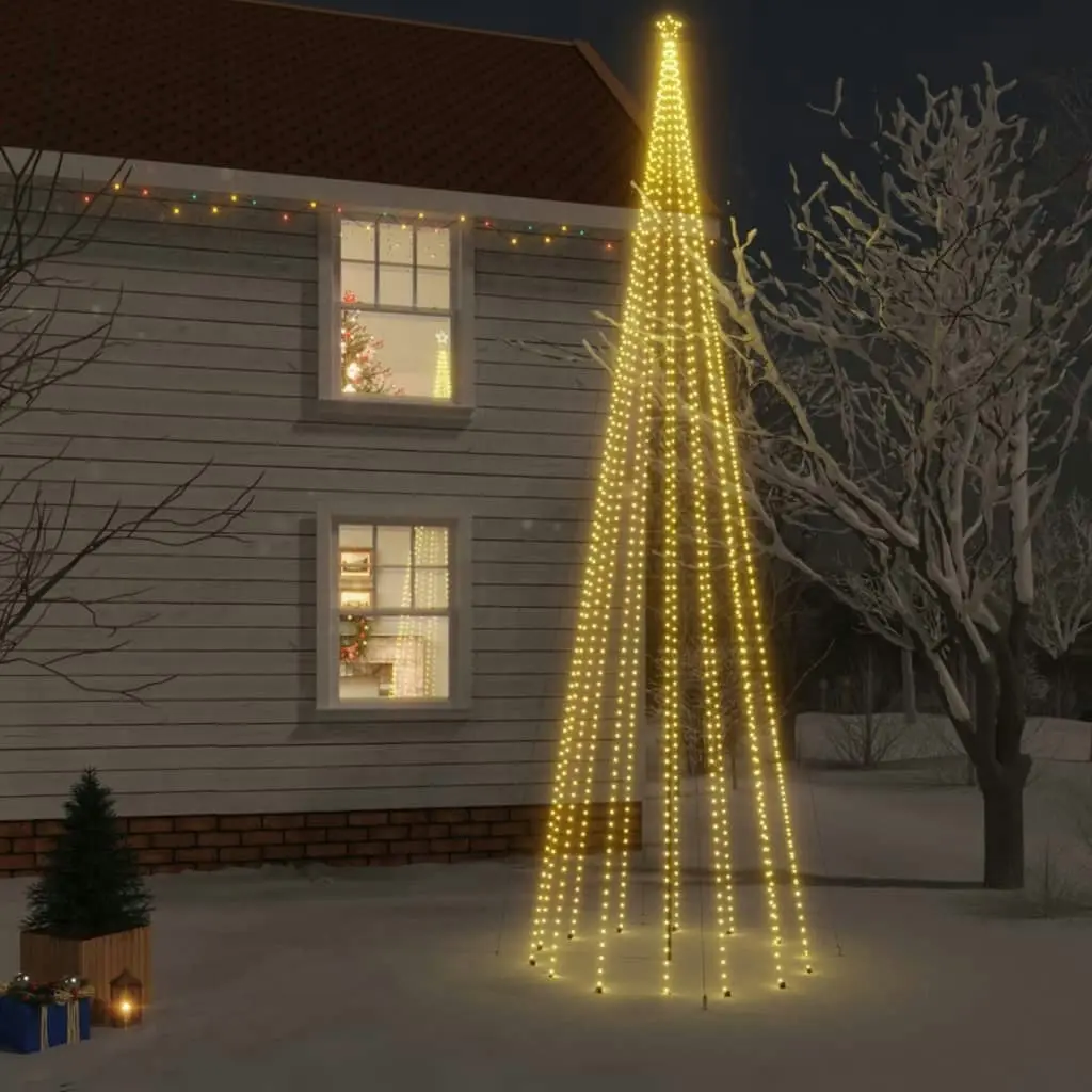 Christmas Tree with Spike Warm White 1134 LEDs 800 cm 343744