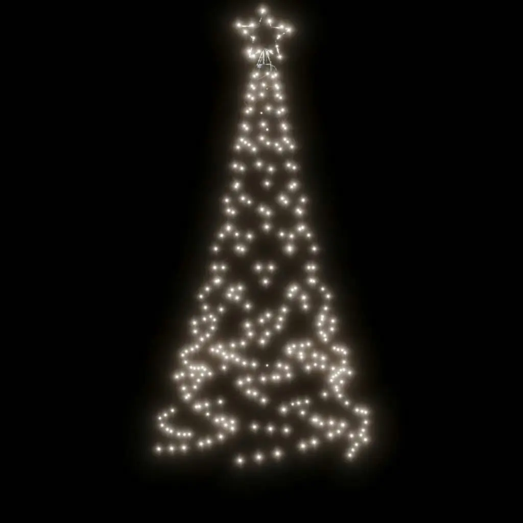 Christmas Tree with Spike Cold White 200 LEDs 180 cm 343567