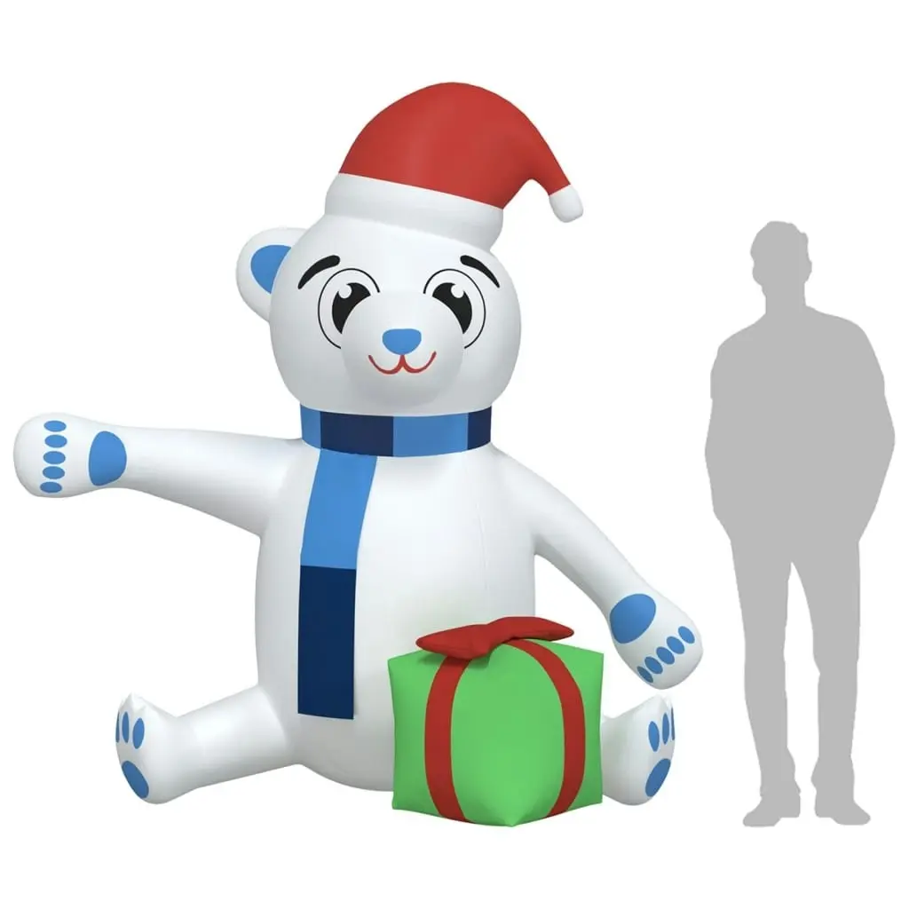 Christmas Inflatable Teddy Bear LED 240 cm 345291