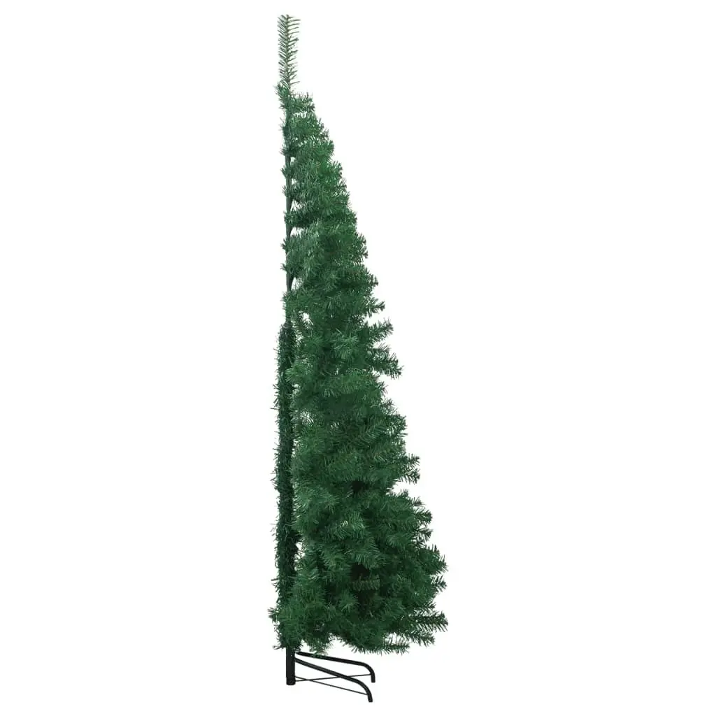 Corner Artificial Christmas Tree Green 240 cm PVC 329166