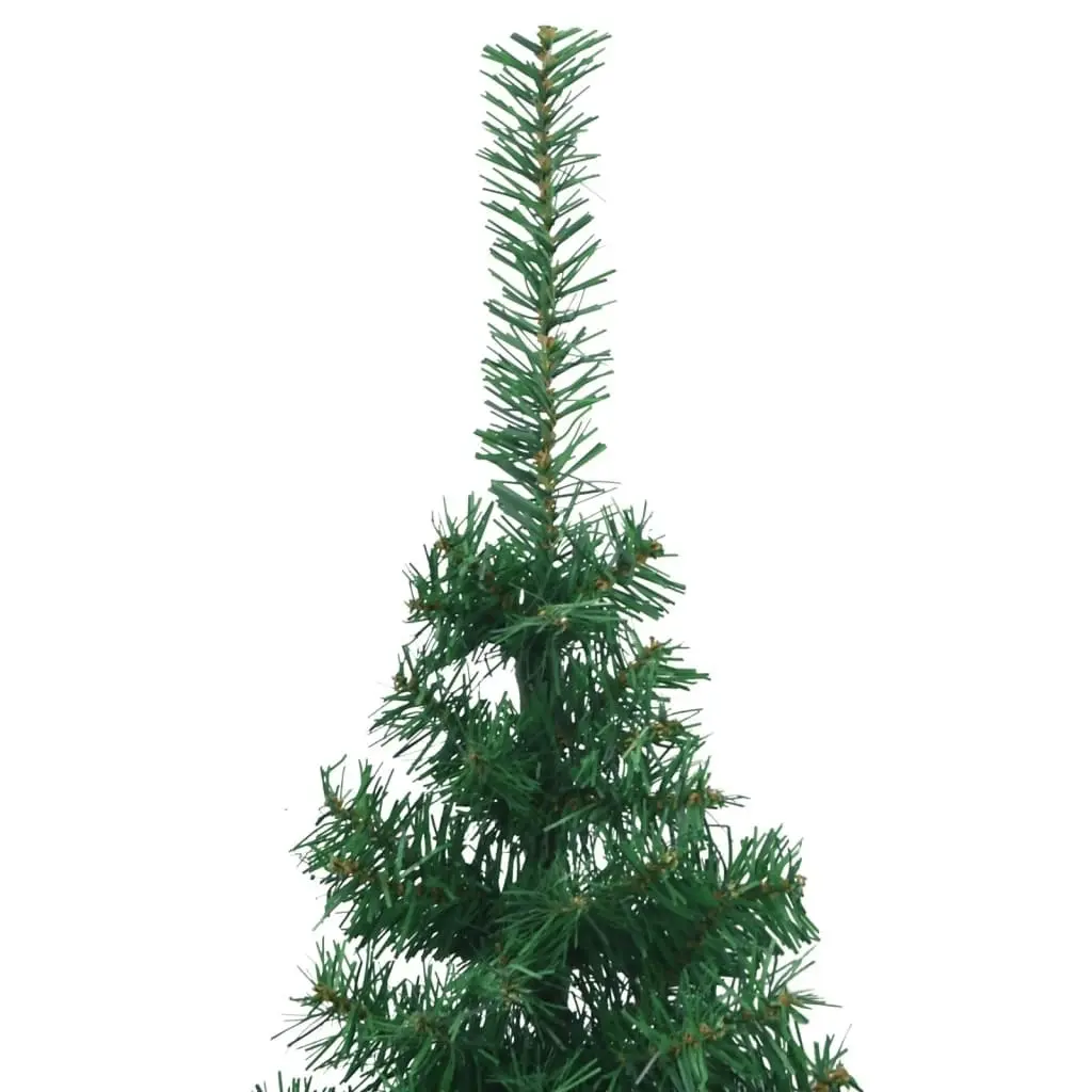 Corner Artificial Christmas Tree Green 240 cm PVC 329166