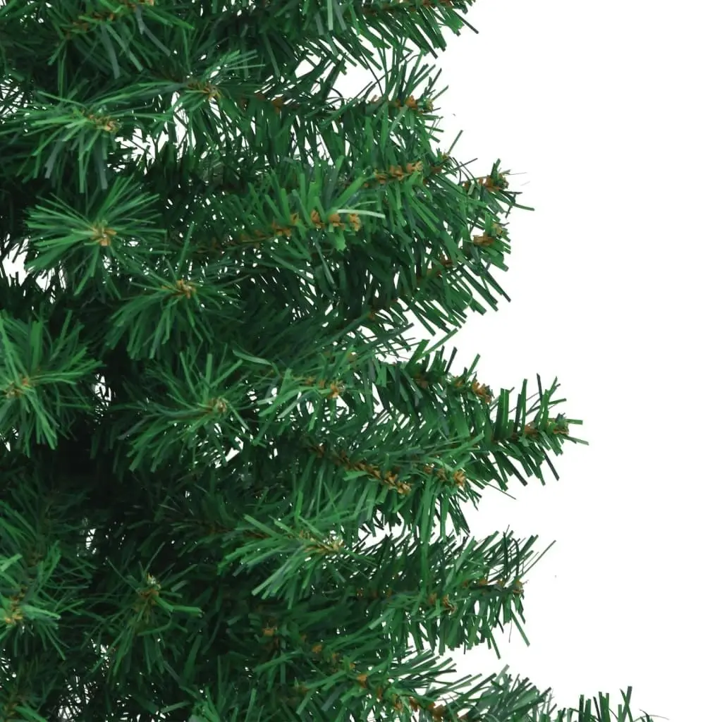 Corner Artificial Christmas Tree Green 120 cm PVC 329162