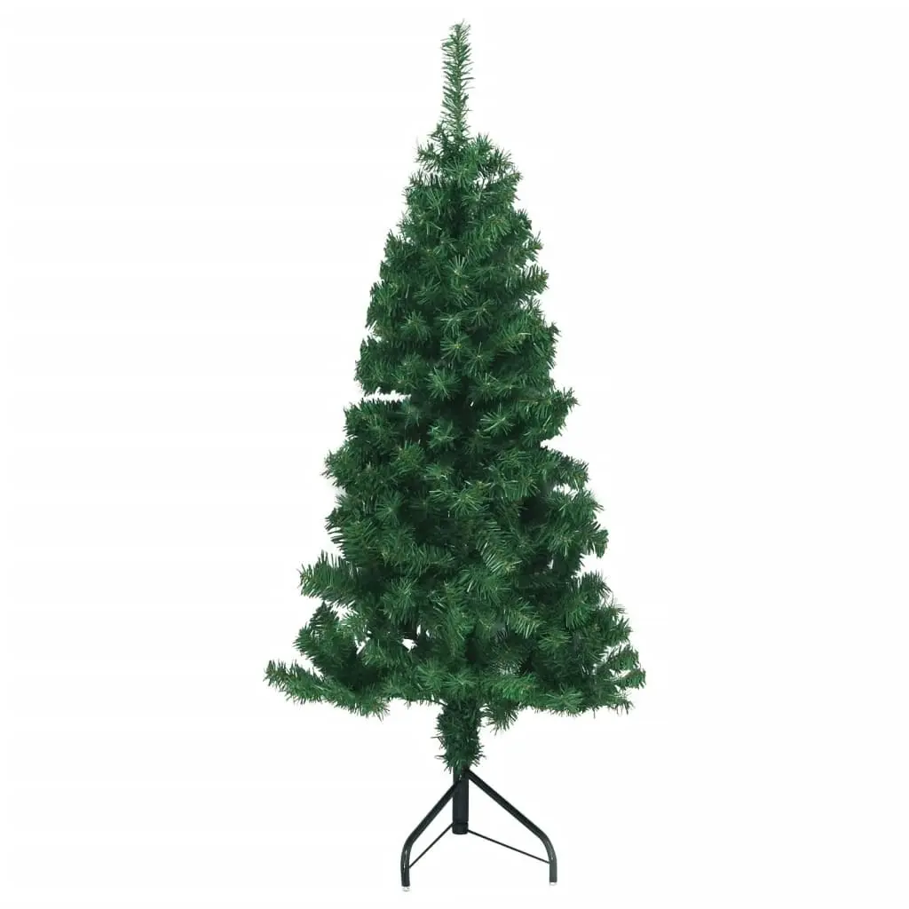 Corner Artificial Christmas Tree Green 120 cm PVC 329162