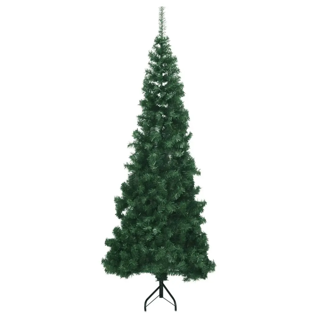 Corner Artificial Christmas Tree Green 210 cm PVC 329165