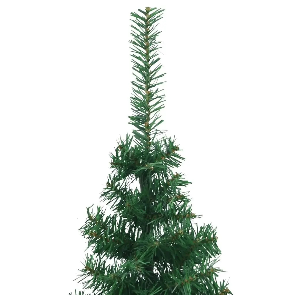 Corner Artificial Christmas Tree Green 210 cm PVC 329165