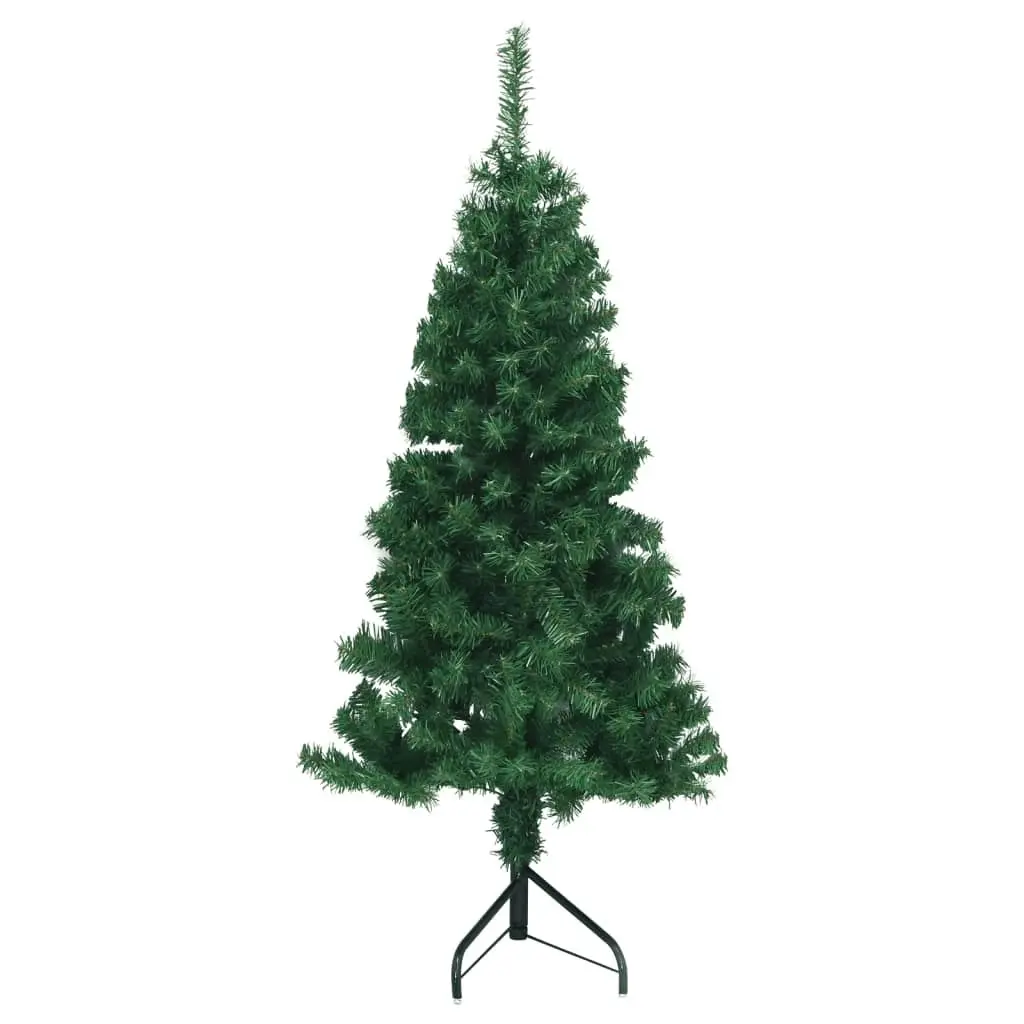 Corner Artificial Christmas Tree Green 150 cm PVC 329163