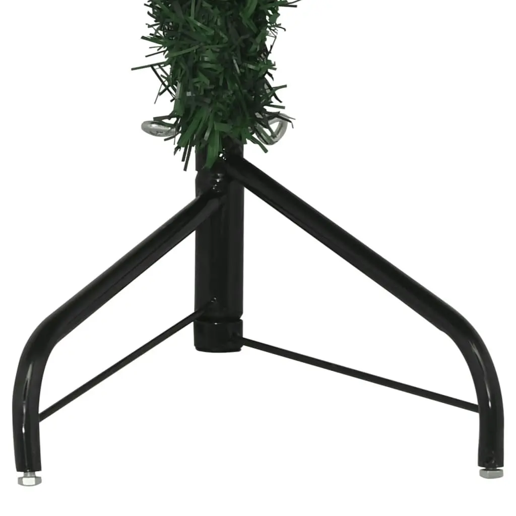 Corner Artificial Christmas Tree Green 150 cm PVC 329163