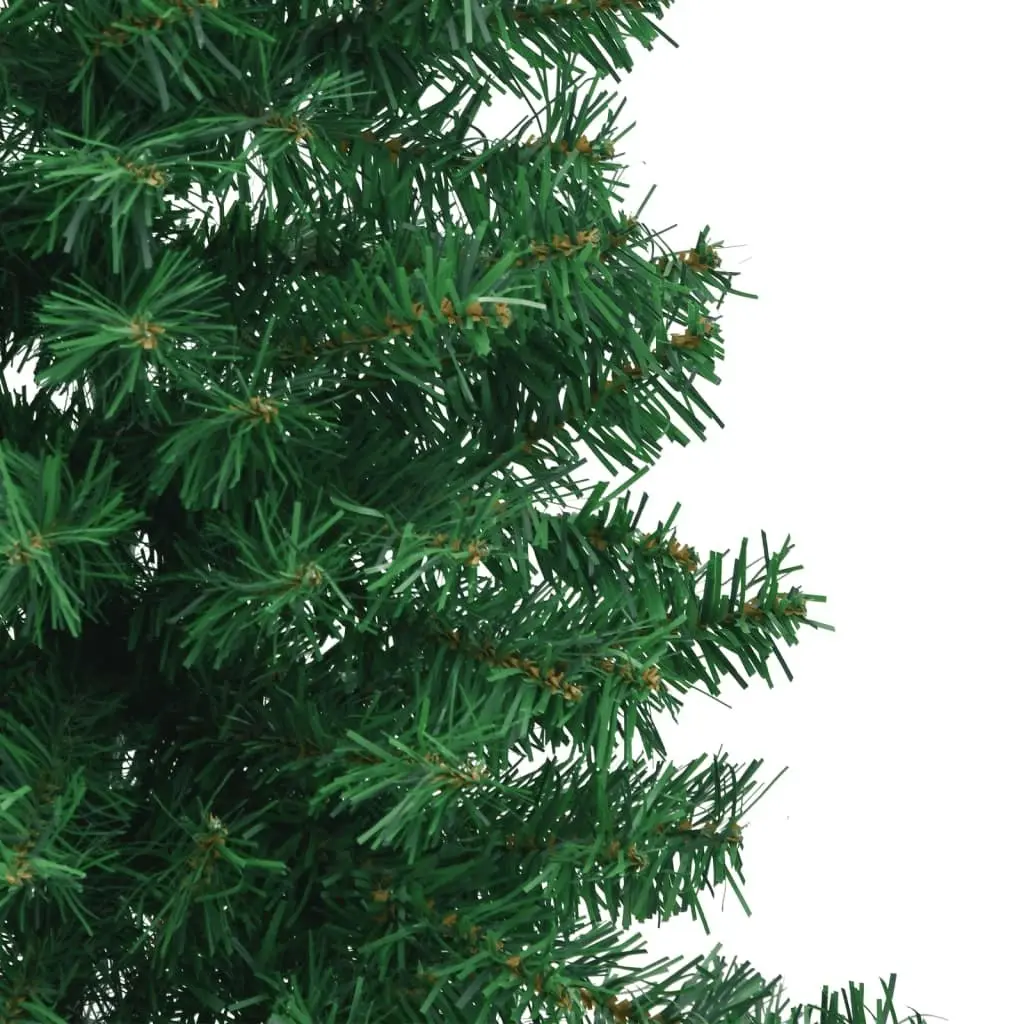 Corner Artificial Christmas Tree Green 150 cm PVC 329163